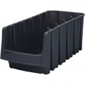 Akro-Mils 30778BLACK NSBEES Economy Bins 8/Pkg, OD 17-7/8