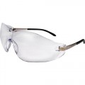 S2110 Safety Glasses with Chrome Temple and Clear Polycarbonate Scratch-Resistant Lens 