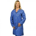 Tech Wear 371ACS ESD-Safe Lab Coat, Royal Blue, Medium 