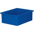 Akro-Mils 33228 DividerGrid Tote, Blue OD 22-3/8