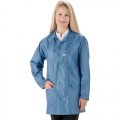 Tech Wear LEQ-43-S ESD-Safe 3/4 Length Shielding Coat, Blue, Small 