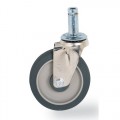 Metro 5MX Resilient Rubber Swivel Stem Caster 