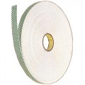 3M 051131-06439 Double Sided Foam Tape, 1 x 36 yds. (1 Pack)  