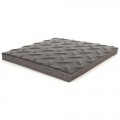 Botron B40325HD Anti-Fatigue Floor Mat, (Diamond Plate) 3' x 25' 