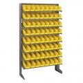 Quantum Storage Systems QPRS-101 Single Sided Unit, 64 Yellow Bins 