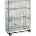 Metro SEC55LC Mobile Security Cart with Bumper, 50-1/2