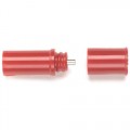 Pomona 4933-2 SHEATHED BANANA PLUG RED POMONA 