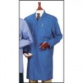 Worklon 473 Blue Unisex Lab Coat, Size Small 