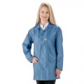 Tech Wear LEQ-43-M ESD-Safe 3/4 Length Shielding Coat, Blue, Medium 