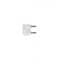 Pomona MDP-9 DOUBLE BANANA PLUG WHITE POMONA 