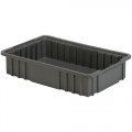 Lewis Bins NDC2035 Divider Tote Box, Grey, OD 16.5