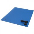 Transforming Technologies MT2448RB 2 Layer Rubber ESD-Safe Table Mat, Royal Blue, 24