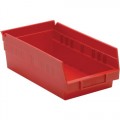 Quantum Storage Systems QSB102R RED ECONO SHELF BIN 11-5/8x6-5/8x4