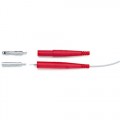 Pomona 6383-2 SHEATHED BANANA PLUG RED 10/PK POMONA 