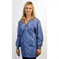 Tech Wear VOJ-23C Groundable ESD-Safe V-Neck Jacket with Cuffs, X-Large 