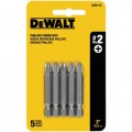 Dewalt DW2115 5-Piece #2 Phillips Power Bit Set 