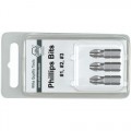 Wiha 71154 PHILLIPS BIT SET 3-PC, #1,#2,#3 WIHA 