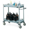 Metro CHEMX3 Mobil Chemical Cart with 2 Shelves 