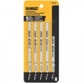 Dewalt DW3792H 8-Piece HCS/HSS Jig Saw Blade Set   