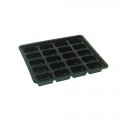 Conductive Containers Inc. 13055 ESD-Safe Kitting Tray with 20 Compartments 