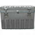 Jensen Tools RR2514-16TWFBK Rotationally Molded Case with Built-in Cart, Foam Filled 25 7/8x14 1/2x16 