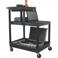 Luxor LPT42 Utility Work Cart, 24