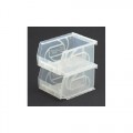 Lewis Bins PB54-3 Clear Parts Bins-OD 5-3/8