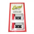 Excel Hobby Blades 20009 SINGLE EDGE RAZOR BLADE 10/PKG CARD EXCEL 