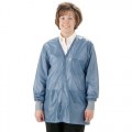 Tech Wear VOJ-23C Groundable ESD-Safe V-Neck Jacket with Cuffs, X-Small 