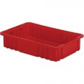 Lewis Bins NDC2035-RED TOTE BOX OD 16.5x10.9x3.5